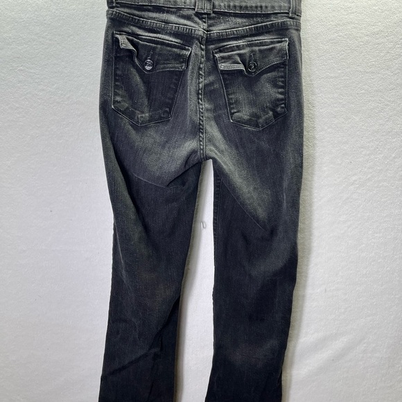 NYDJ Not Your Daughters Jeans Black Straight Flap Pocket Jeans Womens 4 2362 - Picture 8 of 10